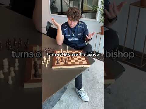 “no way bro didn’t see the bishop” who are we kidding bro sees every bishop 💀 #chess #magnuscarlsen