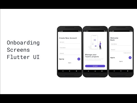 Flutter UI Tutorial | Onboarding Screens Flutter UI