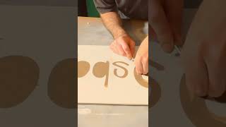 Here’s how I made a rustic farmhouse sign is 45 seconds.