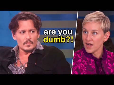 When Disrespectful Interviewers Got DESTROYED by Johnny Depp..