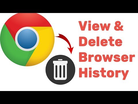 How to view and delete your web browser history in google chrome