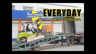 Loading Shipping Containers: A Critical Step in Global Trade#PPtrolleycase  #bagsmanufacturer