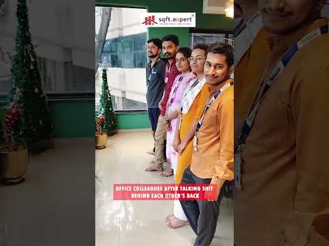 Office Colleagues After Talking Shit Behind Each Other's Back