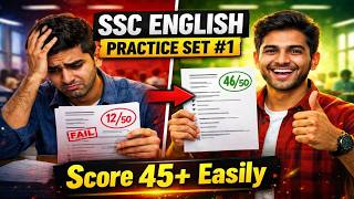 SSC English Practice Set #1 🔥 Score 45+ Easily | Test by Misha Mam | Most Expected Questions 2026