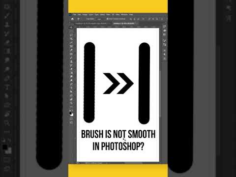 Brush Tip is not smooth in Photoshop? (Fixed) in this #Short Video