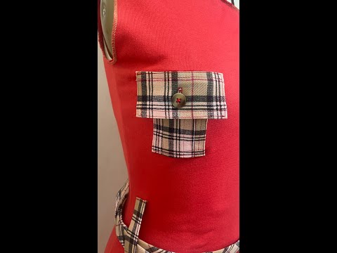 RedJerseyDress Sewing Buttons 3 Sept 12 2025