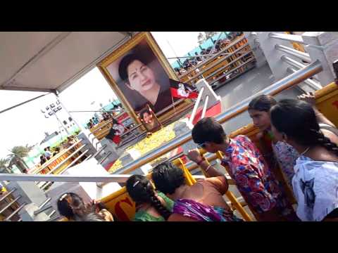 Purachi Thalaivi J jayalalitha Tomb (புரட்சித் தலைவி ஜெ ஜெயலலிதா நினைவிடம்)