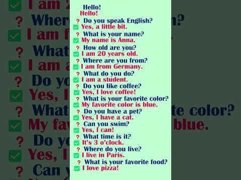 English conversation practice #learnenglish #english #englishspeaking
