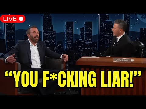 Ben Affleck FURIOUS with Jimmy Kimmel After Fiery Debate on Live Show!