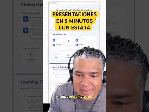 Crea Presentaciones EN MINUTOS con esta IA