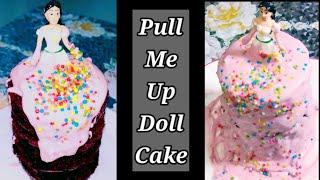 Pull Me Up Doll Cake Only With 1 Ingredient | Trending Cake Recipe #shorts #youtubeshorts