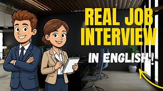 Job Interview Simulation in English | Podcast To Learn English!