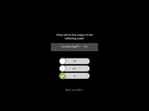 JavaScript Interview Essentials #CrackingTheCode | @me_as_code