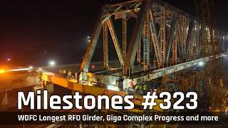 India's Western DFC's Longest ROF Launched, 5000 Acre GIGA COMPLEX Progress