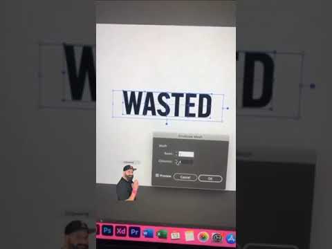 Wasted with cool effect || Adobe illustrater tutorial