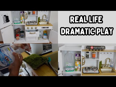 Real Life Dramatic Play Kitchen Ideas for Young Children