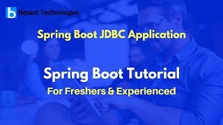 Spring Boot JDBC Application | Spring Boot Tutorial For Beginners