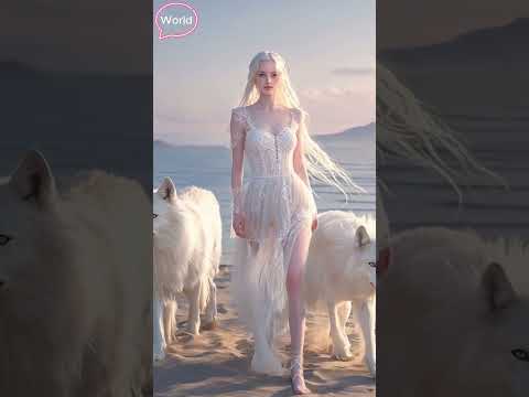 🔥 Hot Girl Walking a Wolf?! 🐺💃 The Shocking Truth Behind the Viral Photo 📸