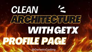 Flutter Profile Screen Design | Clean Architecture + GetX (Part 7). #profile #bottomnavigation