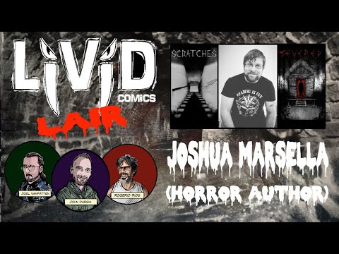 Livid Comics Lair-0020- Joshua Marsella (Horror Author)