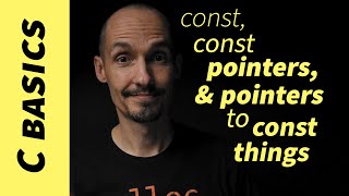 Const, const pointers, and pointers to const things (in C)