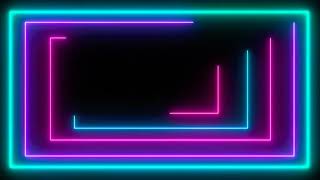 Neon Light | Glowing Light | Neon Frame | Glowing Frame | Neon Border | Glowing Border
