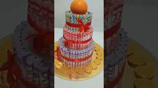 DIY Money💰Cake🎂/welcoming 2023#money #shorts#newyear @ambesmallkitchen8505