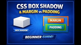 CSS Box Shadow Explained | Margin vs Padding in CSS (Complete Beginner Guide)