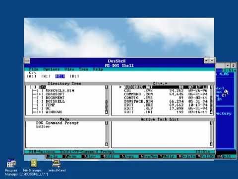 Windows 3.1 with DOS 6.22- Using in 8 minutes