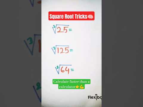 Square Root Tricks in 10 Seconds! | Math Shortcut You Must Know #mathtricks #shorts #youtubeshorts