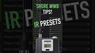 Shure Wireless Workbench Tip You’ll Wish You Knew Sooner #shure #wwb #drewbrashler