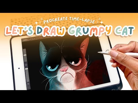 Grumpy Cat Said No to Being Drawn... I Did it Anyway 😾 | Procreate Time-Lapse 008