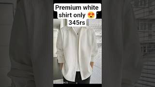 premium textured white shirt 345rs order now #mensfashion2025 #mensstyle #menswear #mensfashion