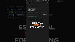 String Formatting in Python! #PythonProgramming #StringFormatting #PythonTips #LearnToCode #fstrings