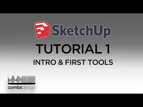 Sketchup Free Tutorial 1 // Orientation and Basic Tools