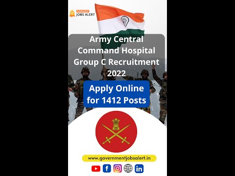 Army Central Command Hospital Group C Recruitment 2022