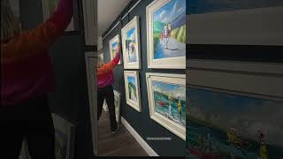 Great selection of vibrant David Coyne’s paintings just arrived