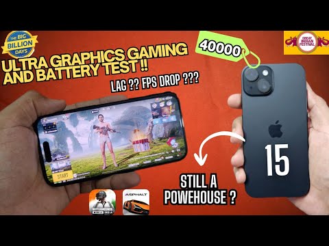 iPhone 15 High-Level Gaming and Battery Test 2025 - Still a Beast ?