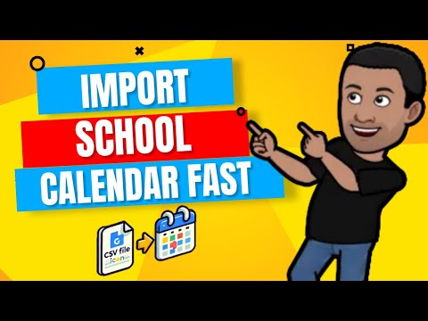 How to Import School Calendar PDFs into Google Calendar Using ChatGPT in Minutes!