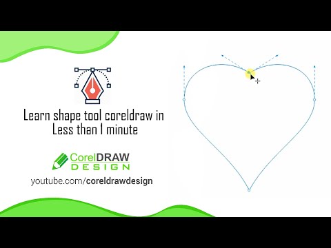 Learn basic of shape tool in just 1 min Coreldraw