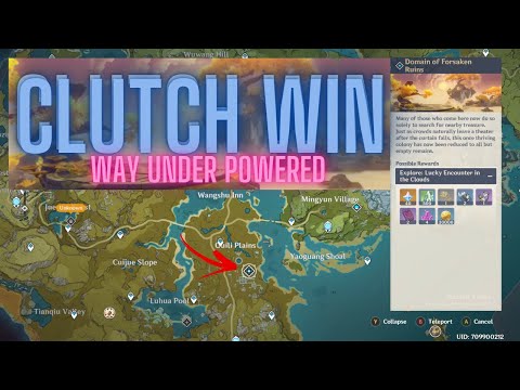UNDERPOWERED Domain Of Forsaken Ruins - Genshin Impact