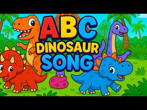 ABC Dinosaur Song – Learn the Alphabet with Dinosaurs! | Fun Nursery Rhyme For Kids | MilkyMooTV