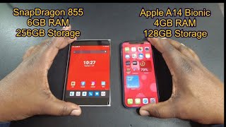 Microsoft Surface Duo vs Apple iPhone 12 Speed Test