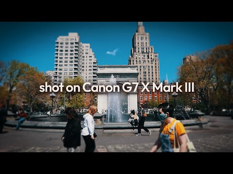 Canon G7X Mark III Cinematic 4K Video