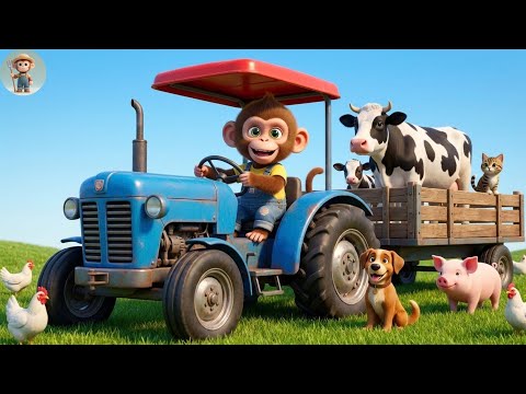 EMERGENCY! Monkey Farmer Farm Work—Pond Dries Up… Crocs Are Trapped!