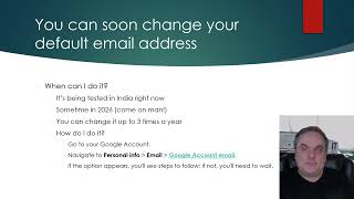 How and When You Can Change your @gmail.com address
