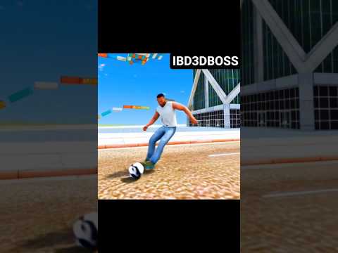 Franklin Is Playing Football in Indian Bikes Driving 3D 🏈😱 | Fun Gameplay #shorts #ibd3dboss