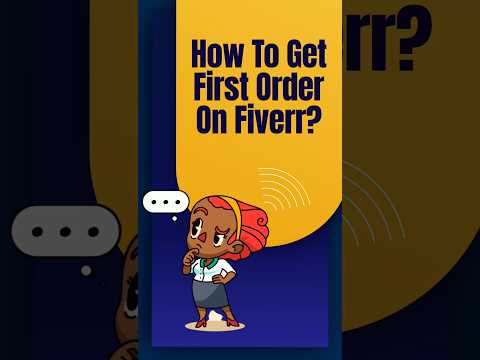 Unlock fiverr success: Get your first order now! #shorts