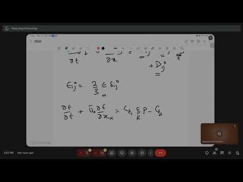 Lecture 12: Theoretical Foundations of Reynolds Stress Models – Focus on the LRR Model