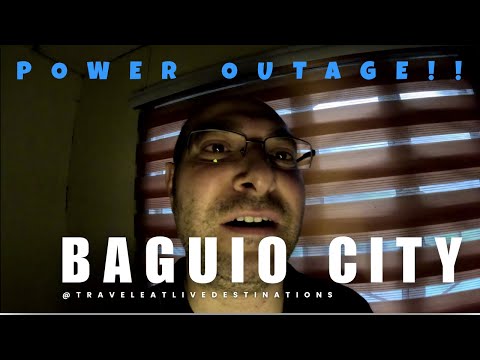 POWER OUTAGE in BAGUIO CITY!! #philippines, #discoverph, #travel, #baguiocity